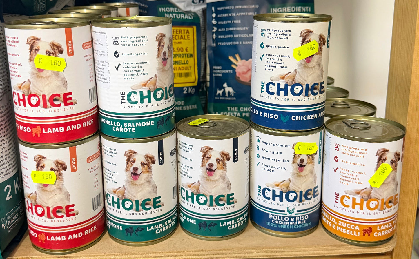 Barattoli cane choice