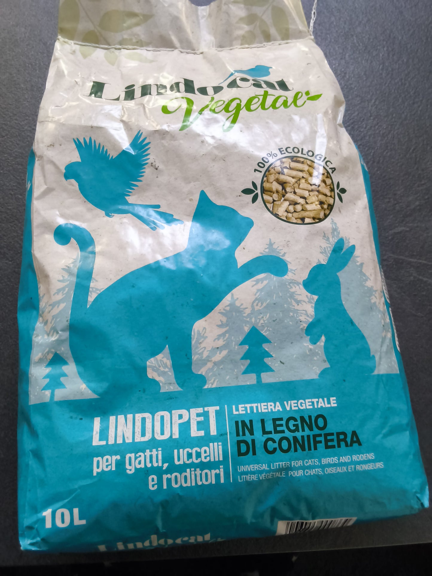 Lettiera gatto vegetale