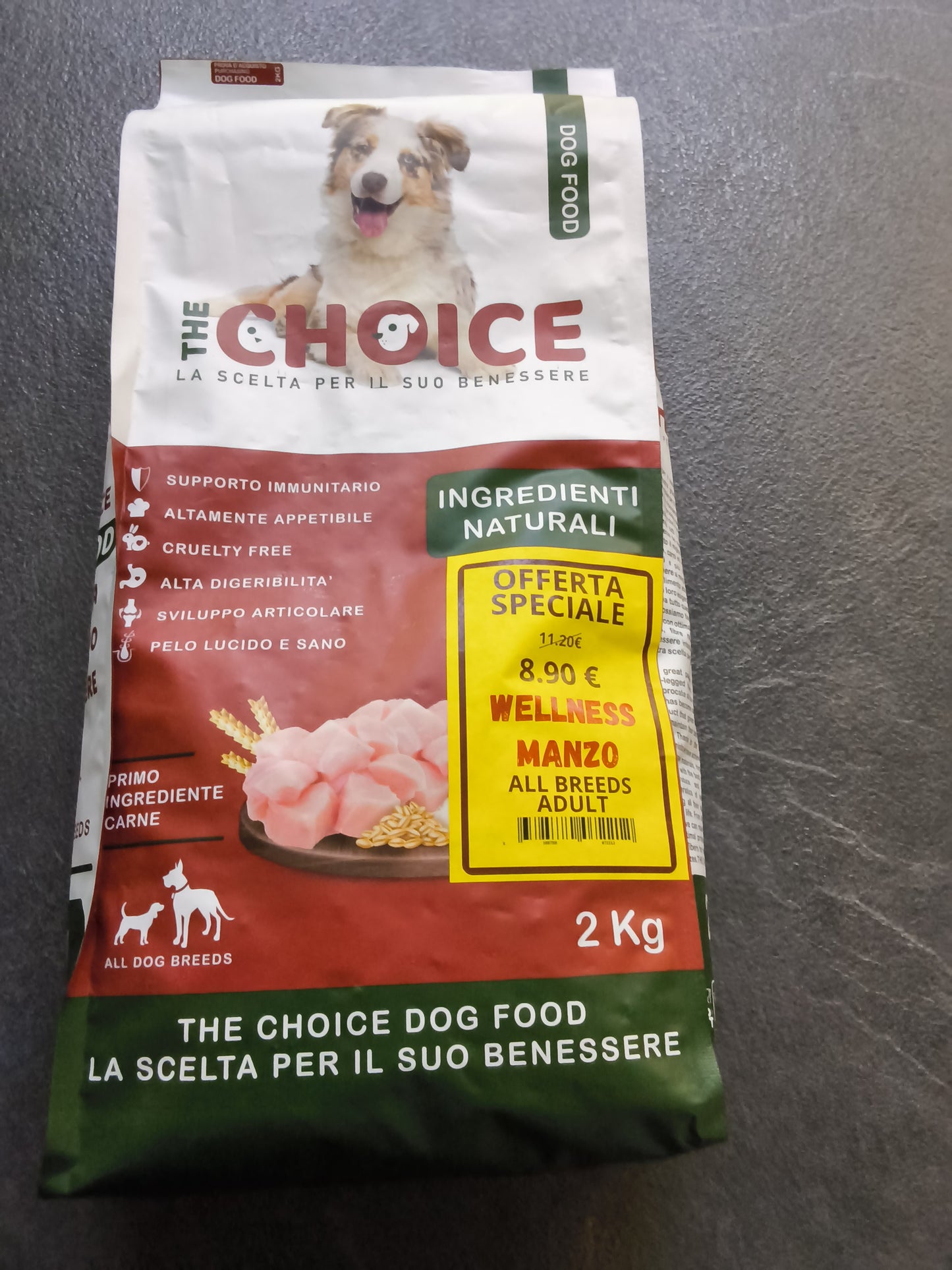Crocchette cane wellness mannzo